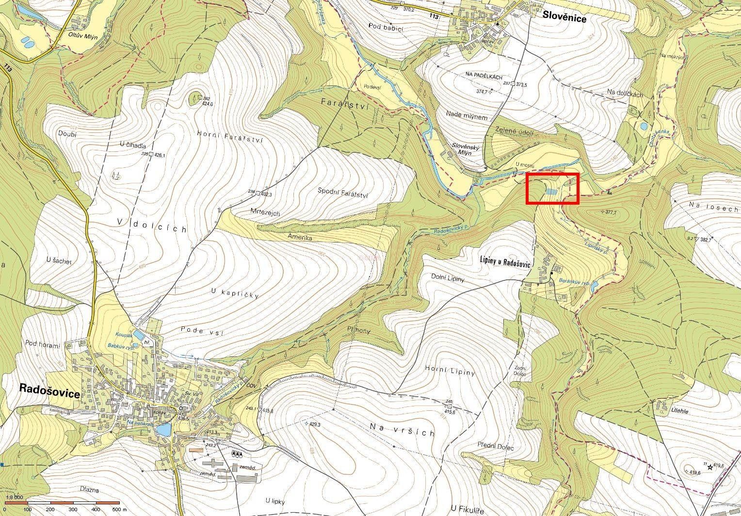 Zahrada · 953 m² · Slověnice - 4