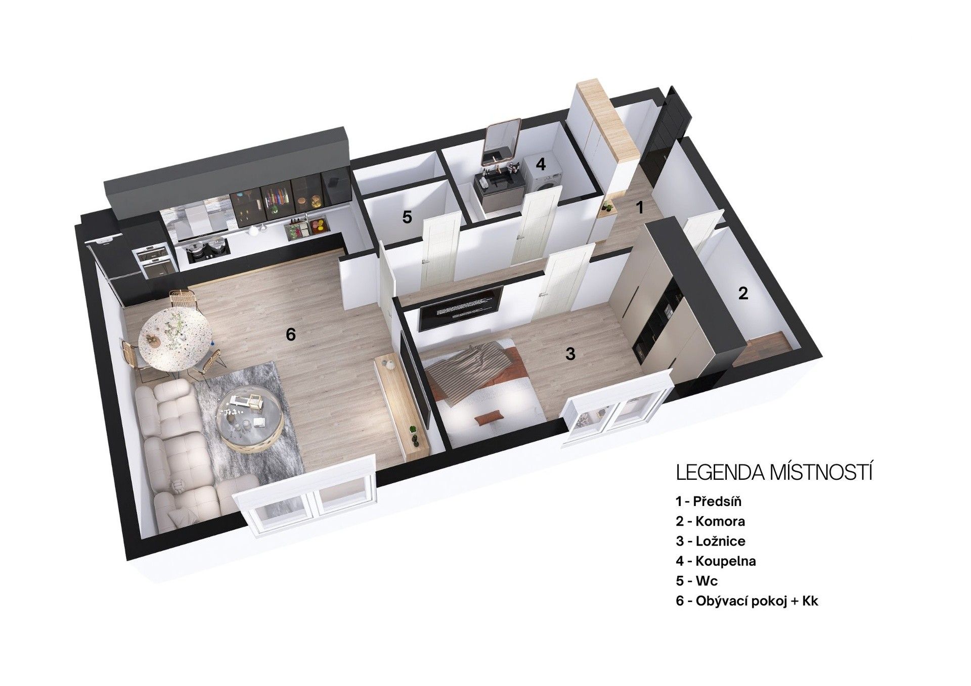 Prodej byt 2+kk - Kovařovicova, Brno, 52 m²