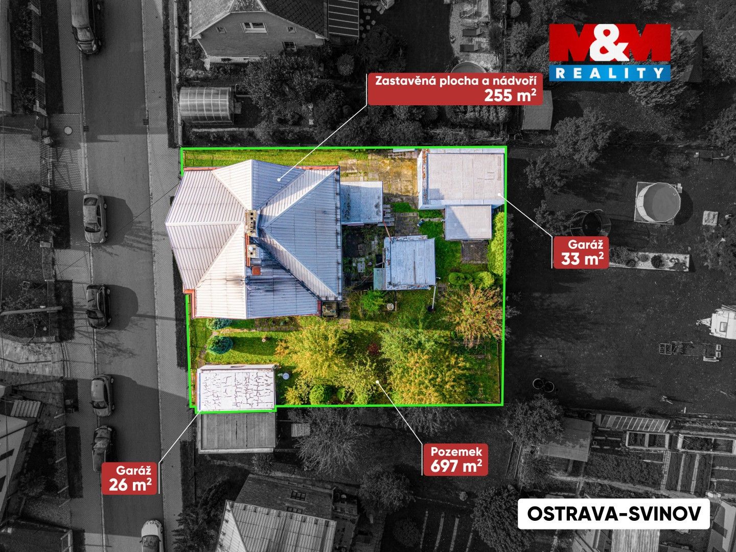 Rodinné domy, Leopolda Kříže, Ostrava, 350 m² - 2