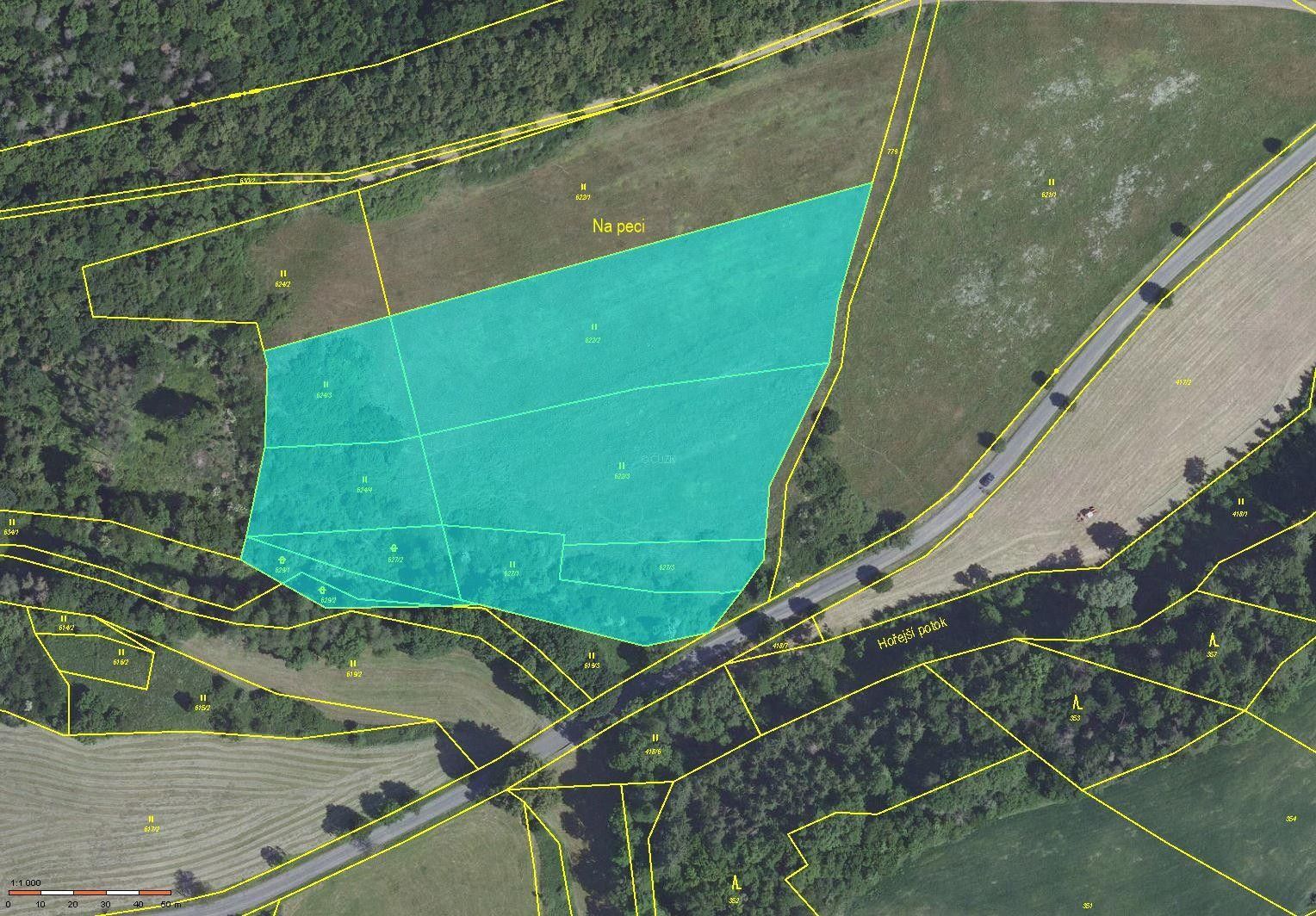 Louky, Broumy, 8 710 m² - 1