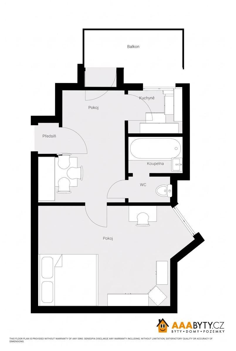 2+kk, Pionýrská, Brno, 34 m² - 2