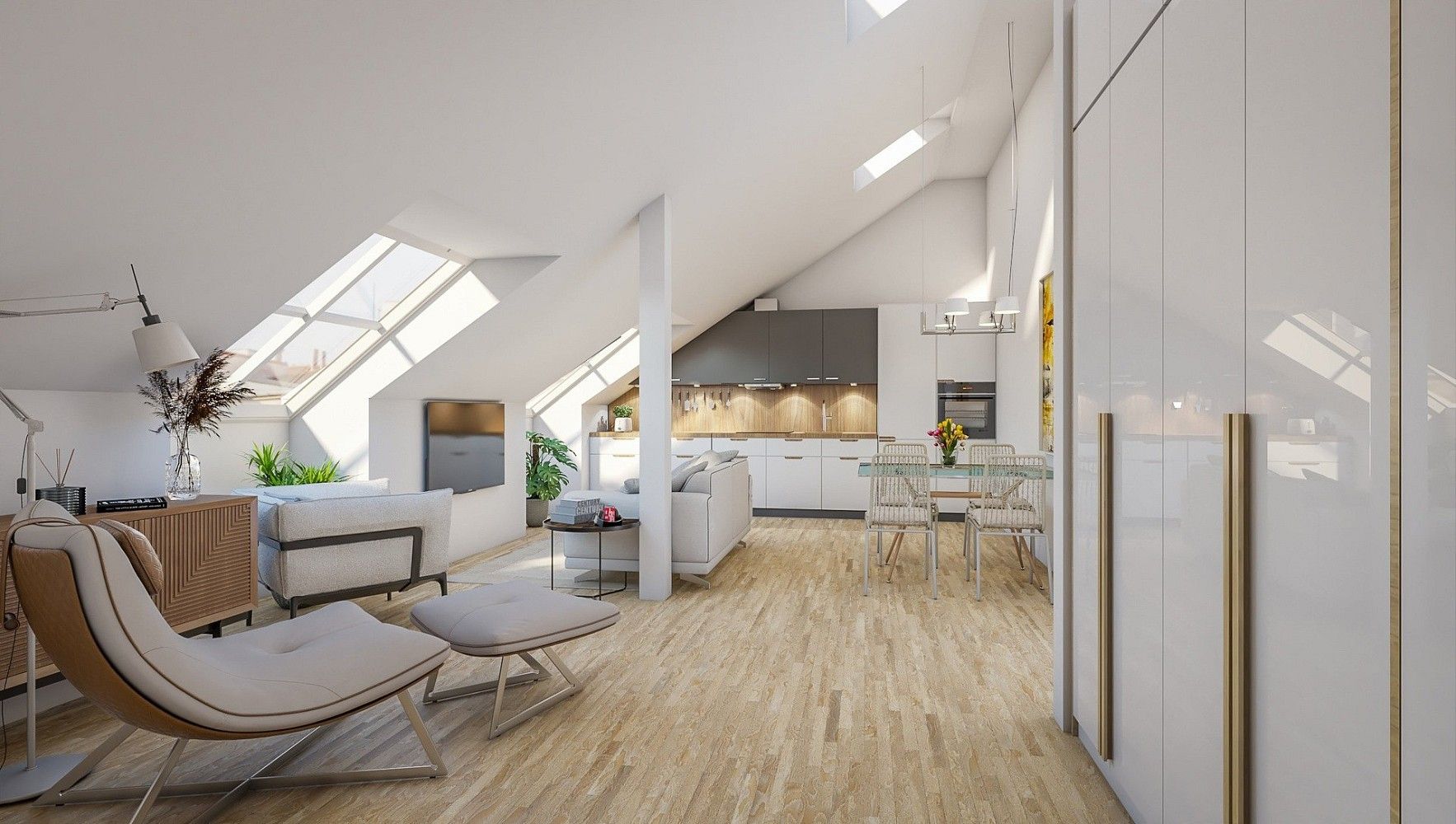 3+kk, V Horkách, Praha 4 - Nusle, 81 m² - 1