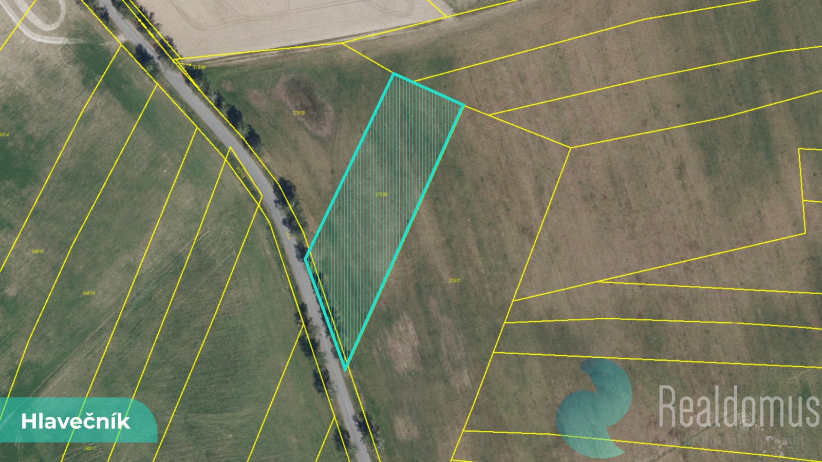 Prodej zemědělský pozemek - Hlavečník, 3 089 m² - 5