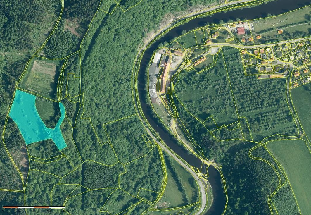 Zemědělské pozemky, náměstí Svornosti, Český Krumlov, 16 536 m²