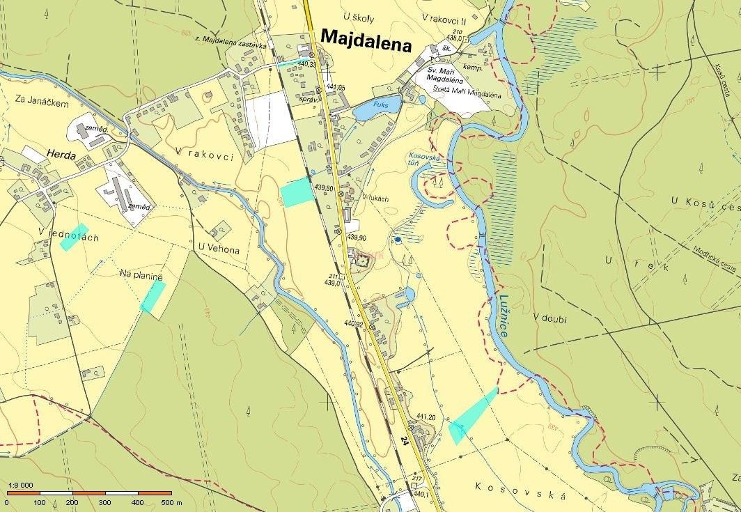 Zemědělské pozemky, Majdalena