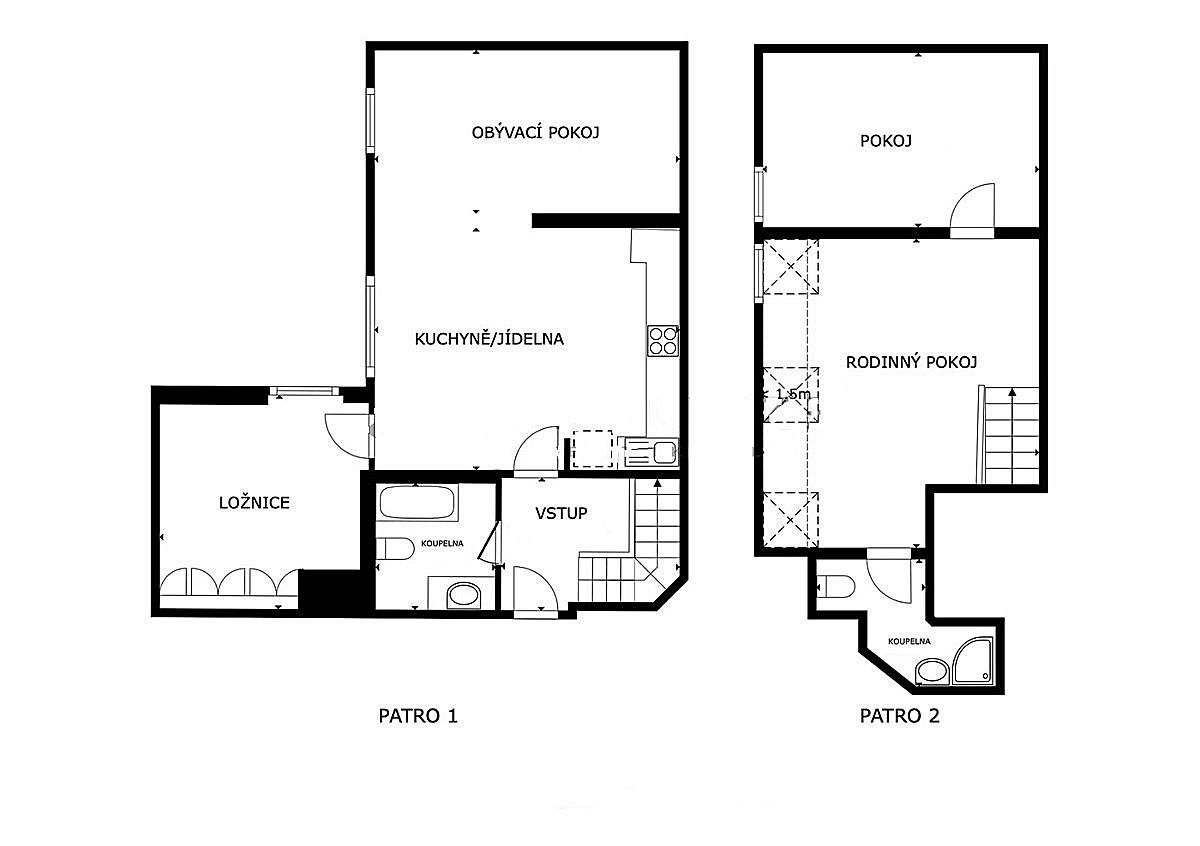 4+kk, U Trojice, České Budějovice - České Budějovice 3, 122 m² - 2