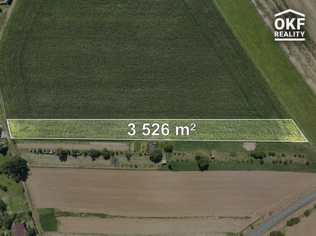 Zahrada, 3 526 m²
