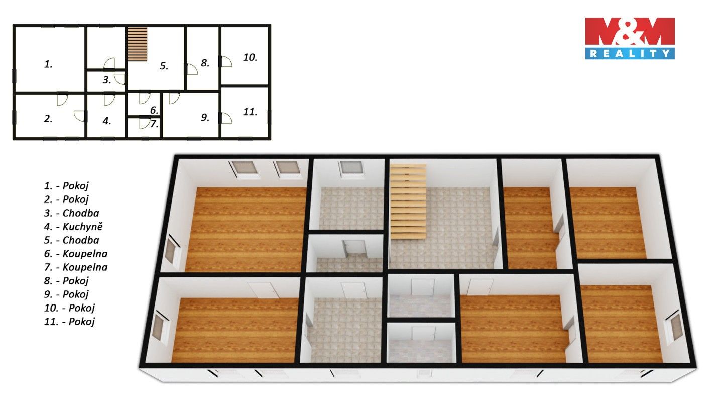 Prodej rodinný dům - Tyršova, Broumov, 320 m² - 5