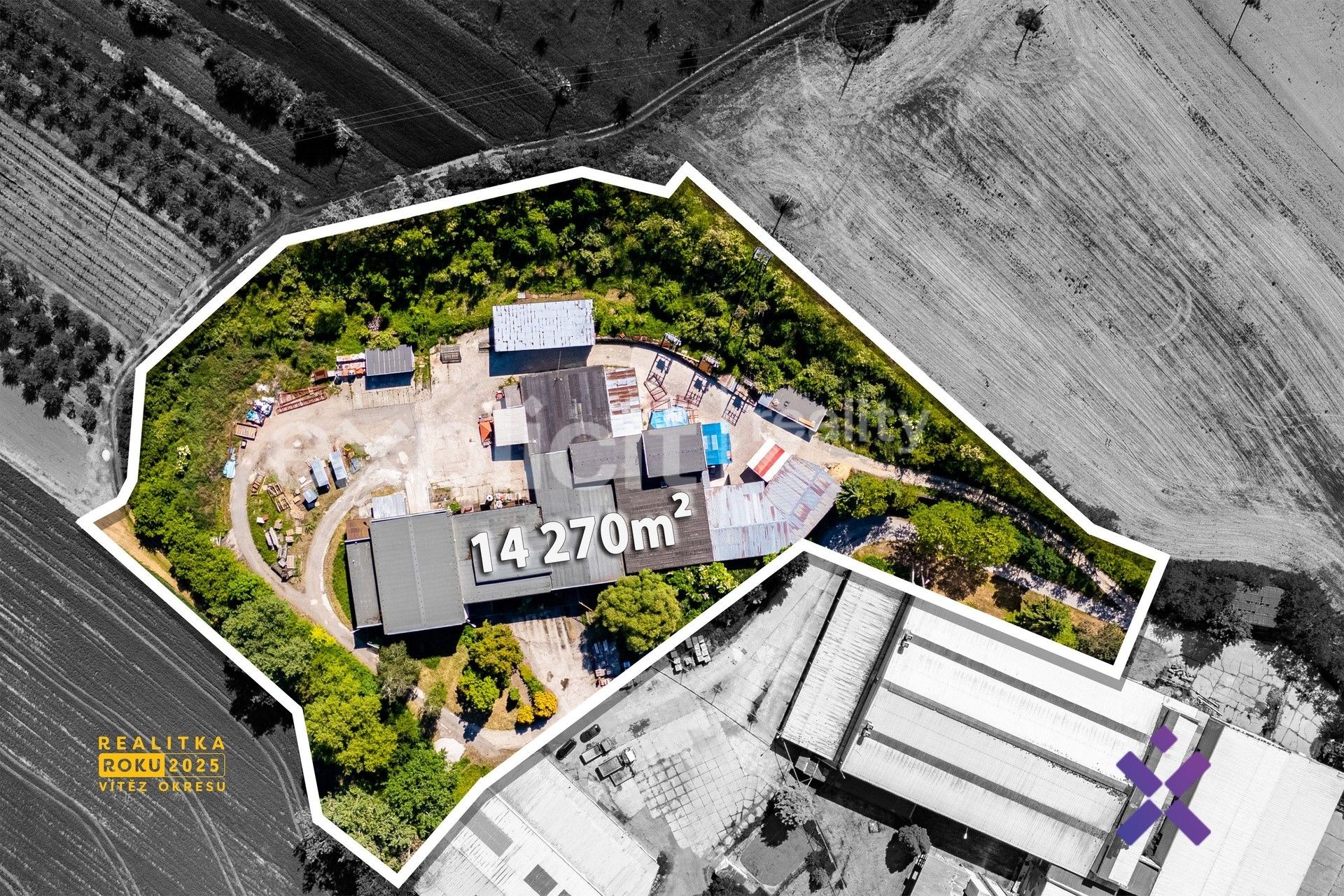 Výrobní prostory, Šardice, 1 837 m² - 1