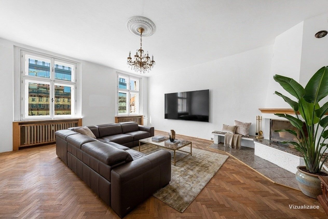 3+1, Rubešova 41, Praha Vinohrady, 113 m²