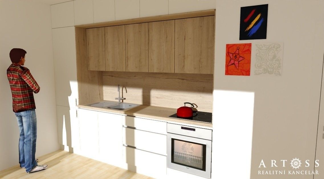 Pronájem byt 1+kk - Komenského, Letovice, 29 m²