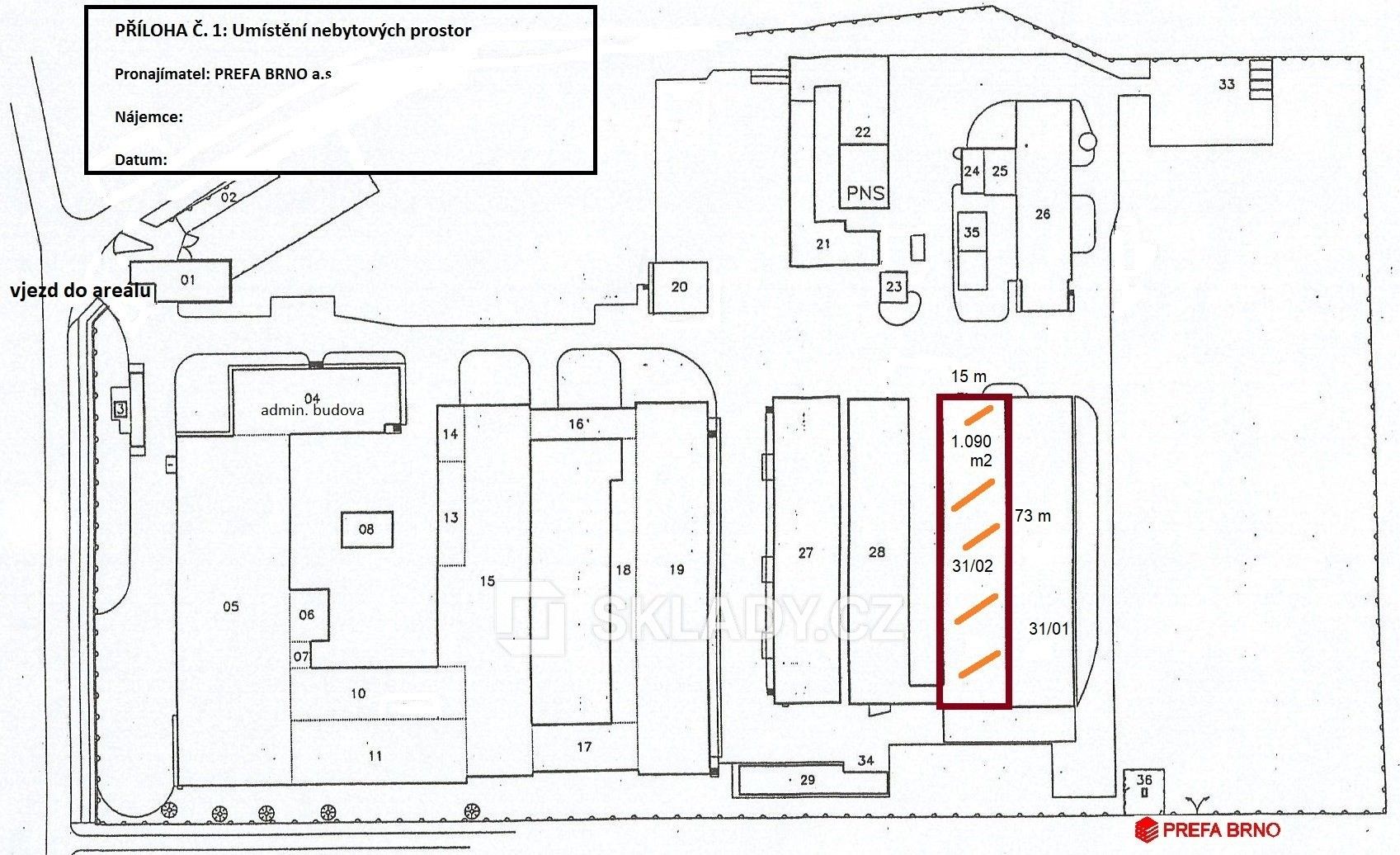 Sklad · 1 090 m² · Strážnice - 4