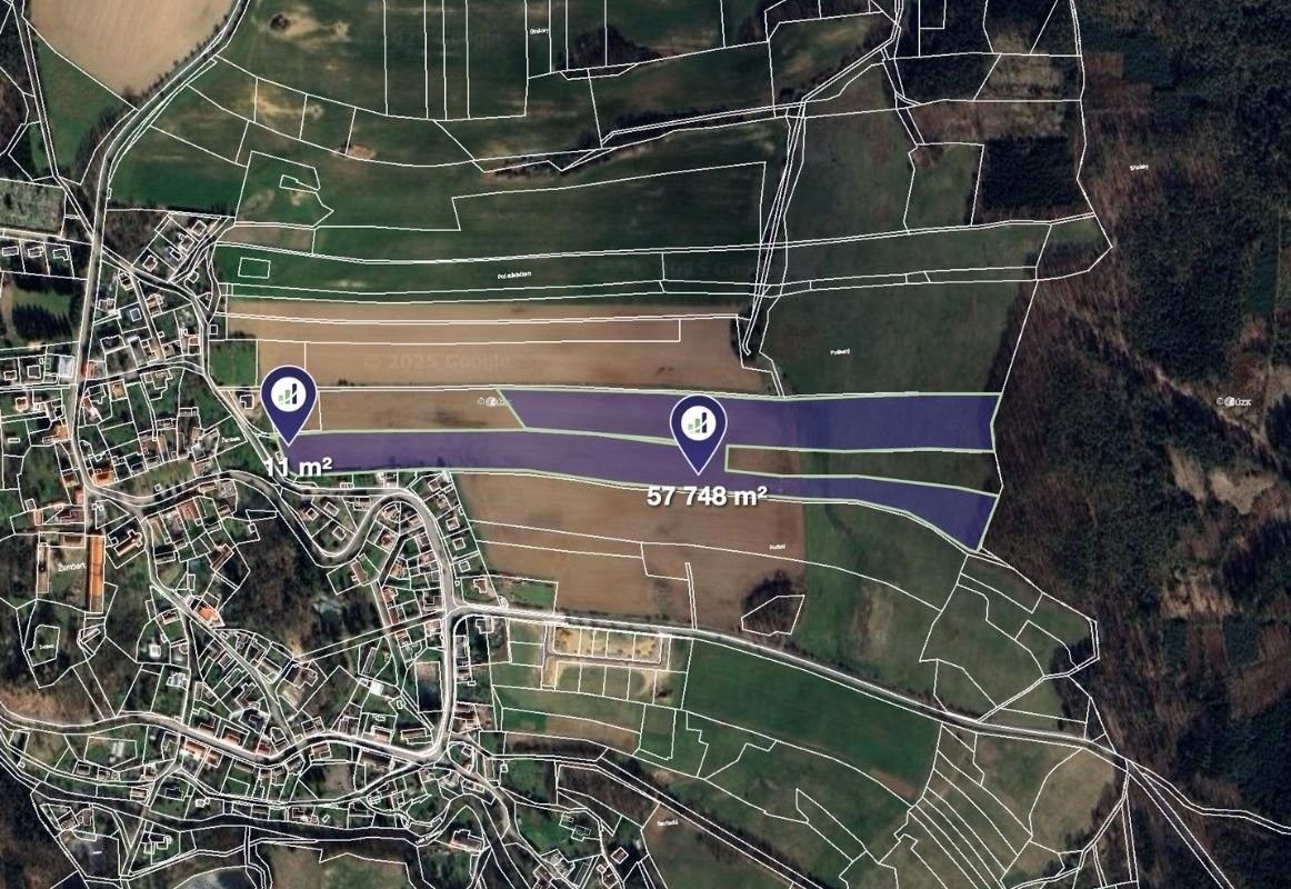 Zemědělské pozemky, Žumberk, 57 759 m²
