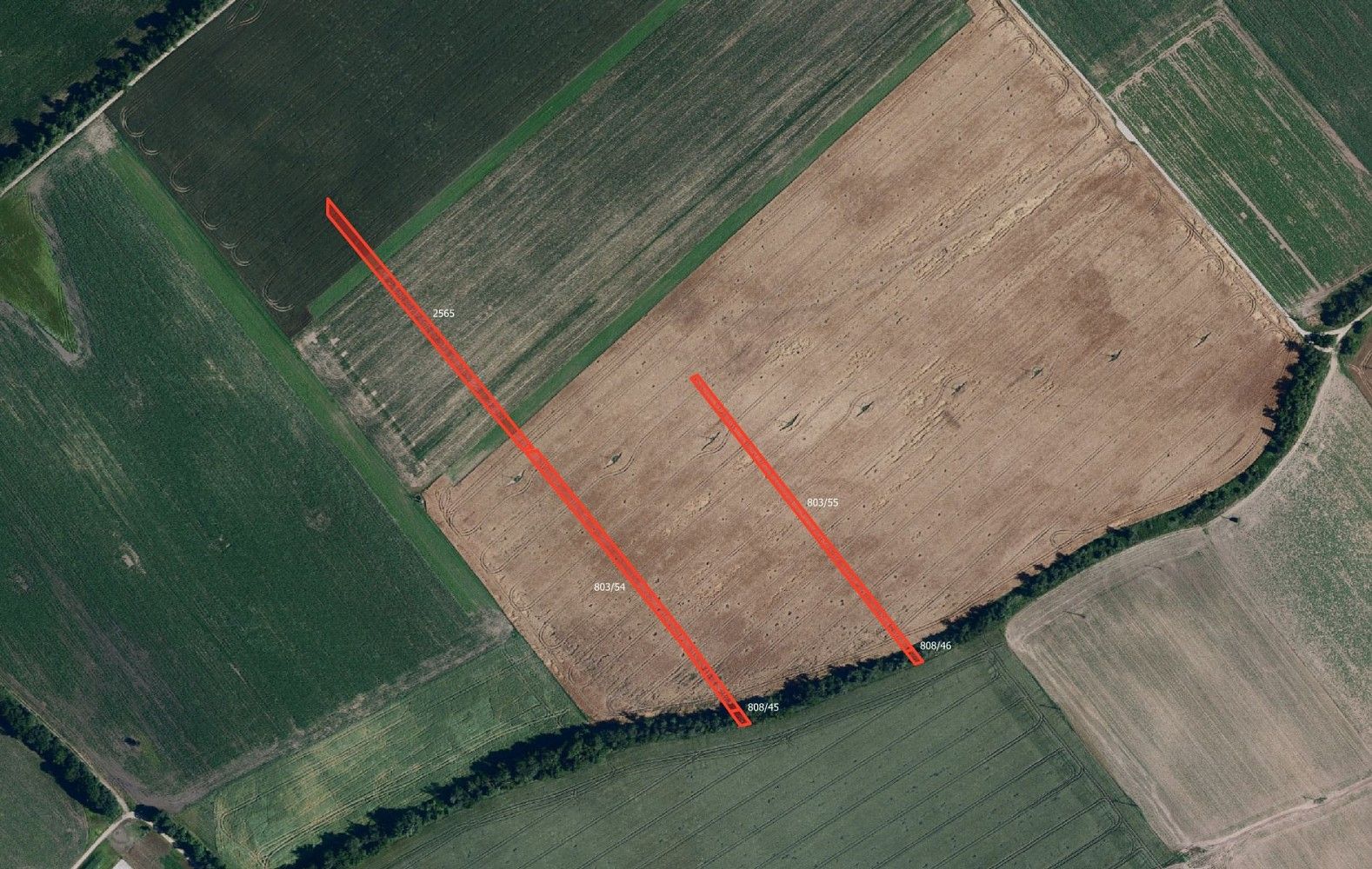 Zemědělské pozemky, Mikulčice, okres Hodonín, Jihomoravský kraj