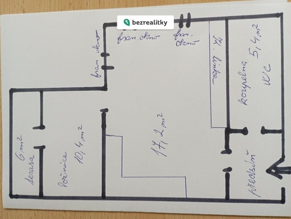 Prodej byt 1+kk - U Ctěnického Potoka 385, Přezletice, 36 m² - 5