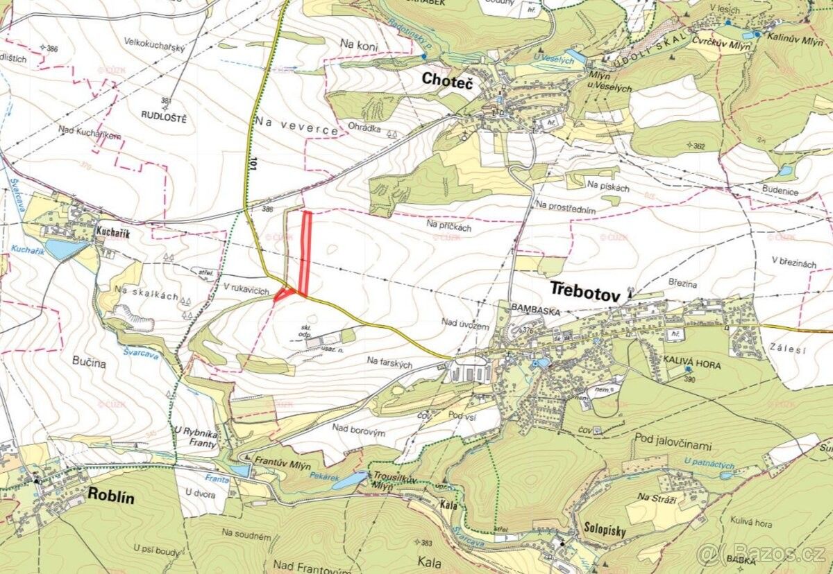 Prodej pozemek pro bydlení - Černošice, 252 28