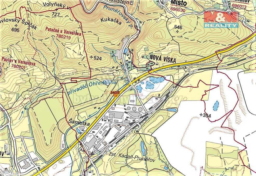 Prodej pozemek - Kadaň - Prunéřov, okres Chomutov, Ústecký kraj - 5