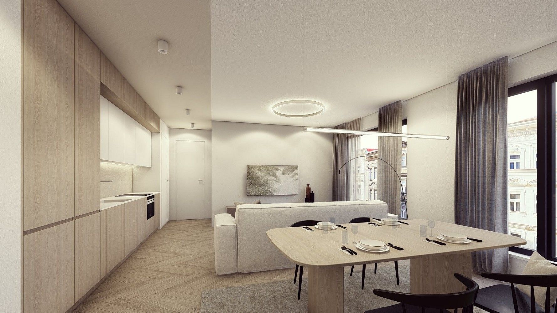 3+kk, Kollárova, Praha 8 - Karlín, 73 m² - 2