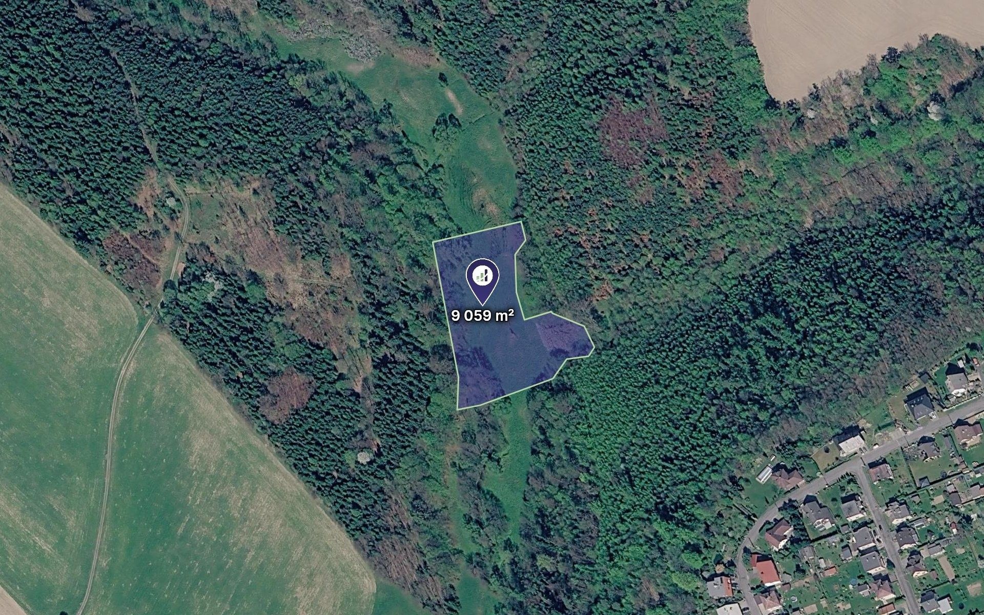 Louky, Slatina, 9 059 m² - 1