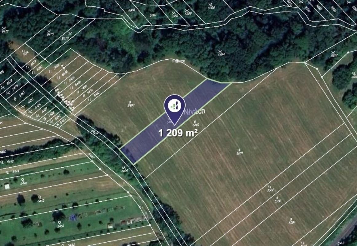 Louky, Loukov, 1 267 m² - 1