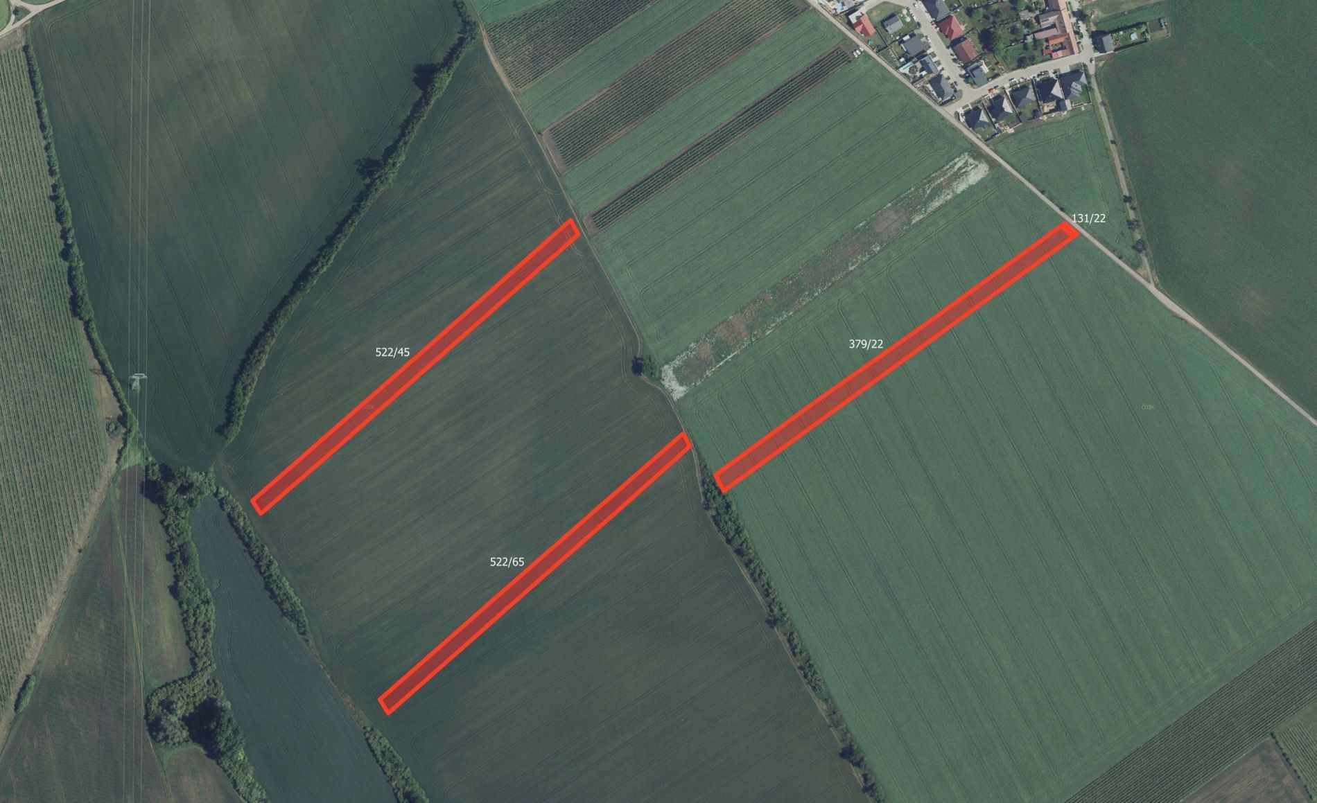 Zemědělské pozemky, Nový Poddvorov