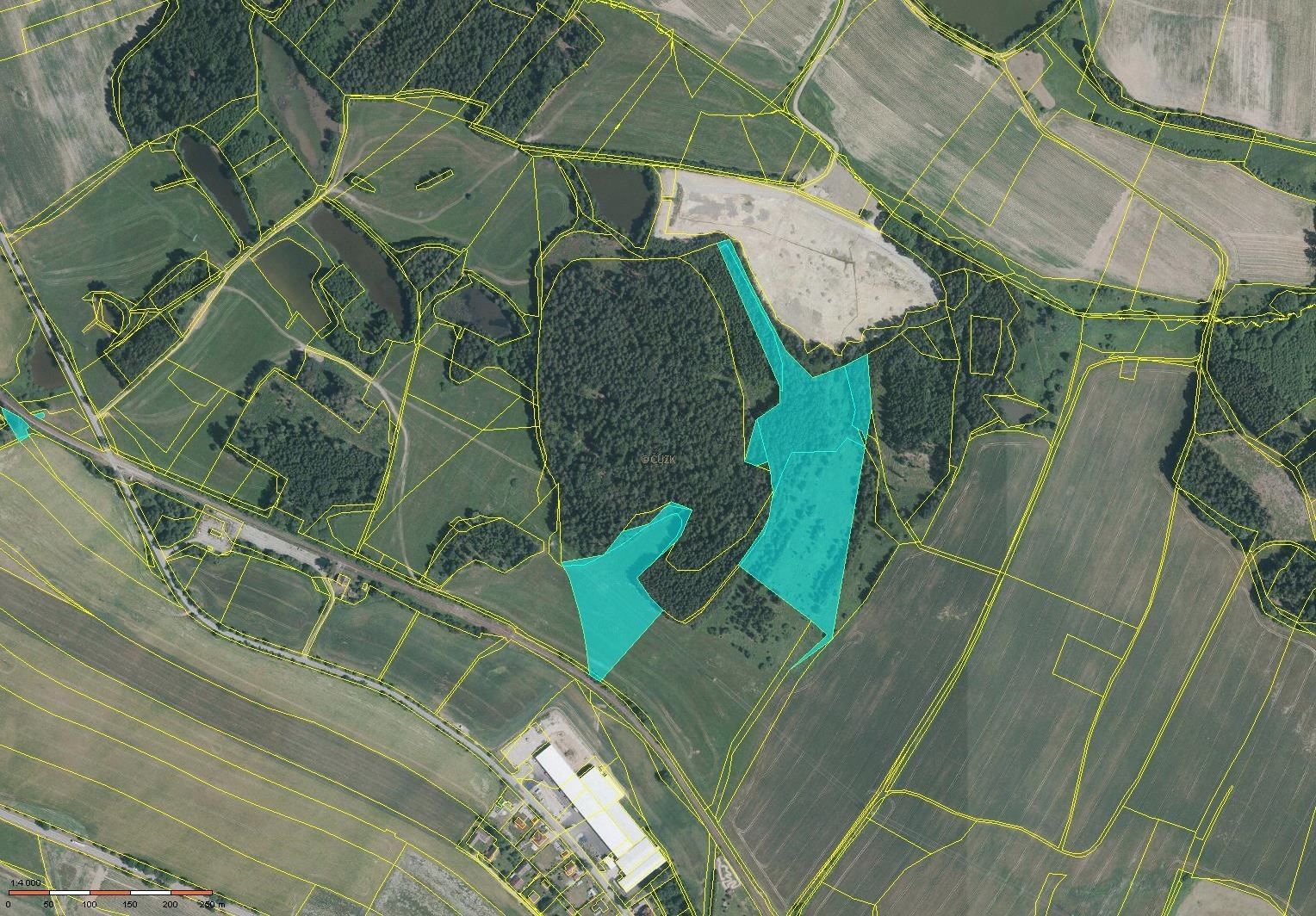 Louky, Děbolín, Jindřichův Hradec, 54 908 m² - 1