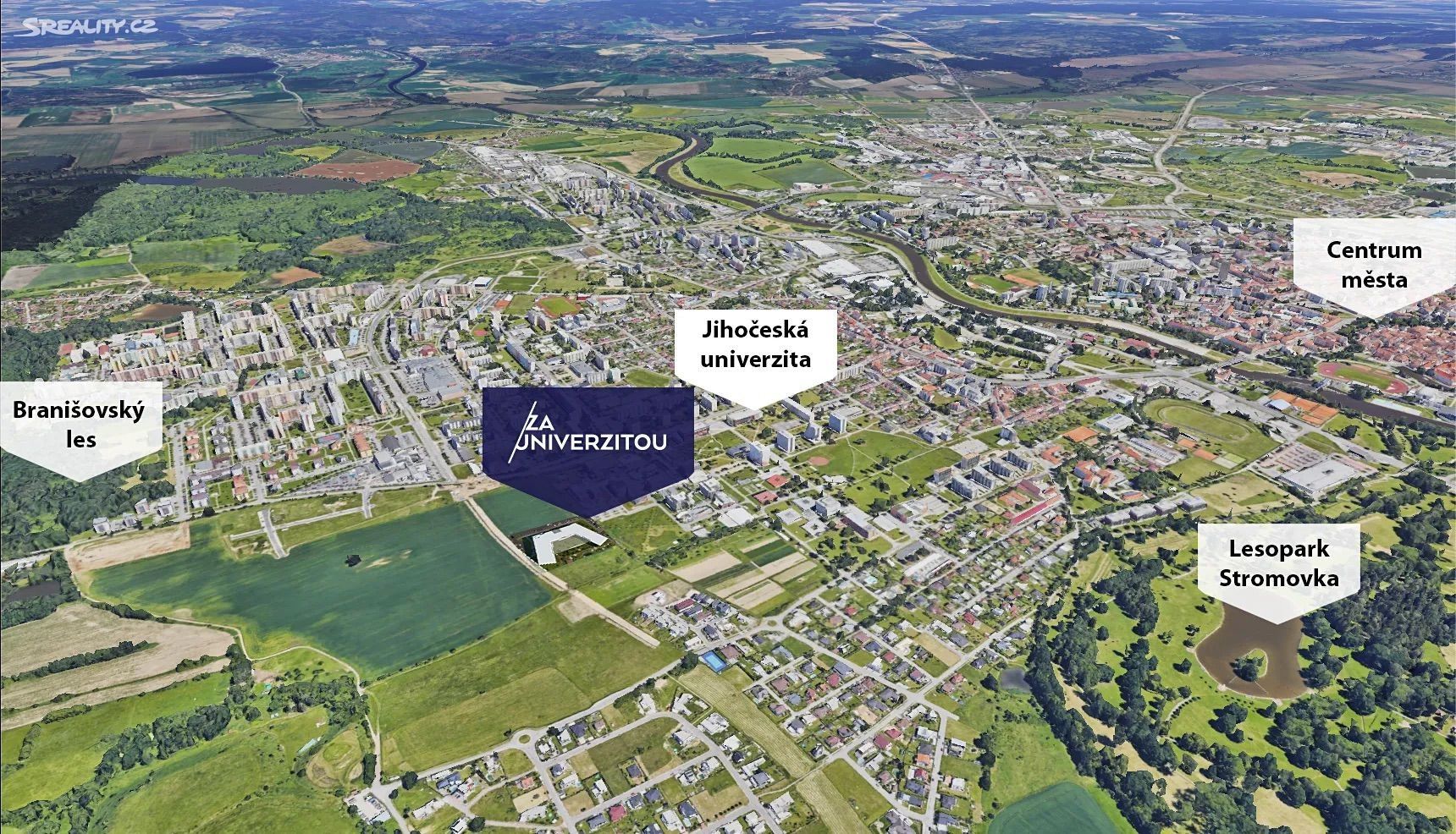 Prodej byt 2+kk - Na Stráňce, České Budějovice, 49 m²