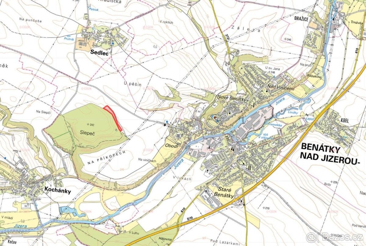 Prodej pozemek pro bydlení - Benátky nad Jizerou, 294 71