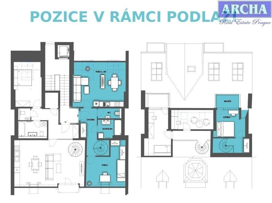 Prodej byt 3+kk - Korunovační, Praha, 98 m²