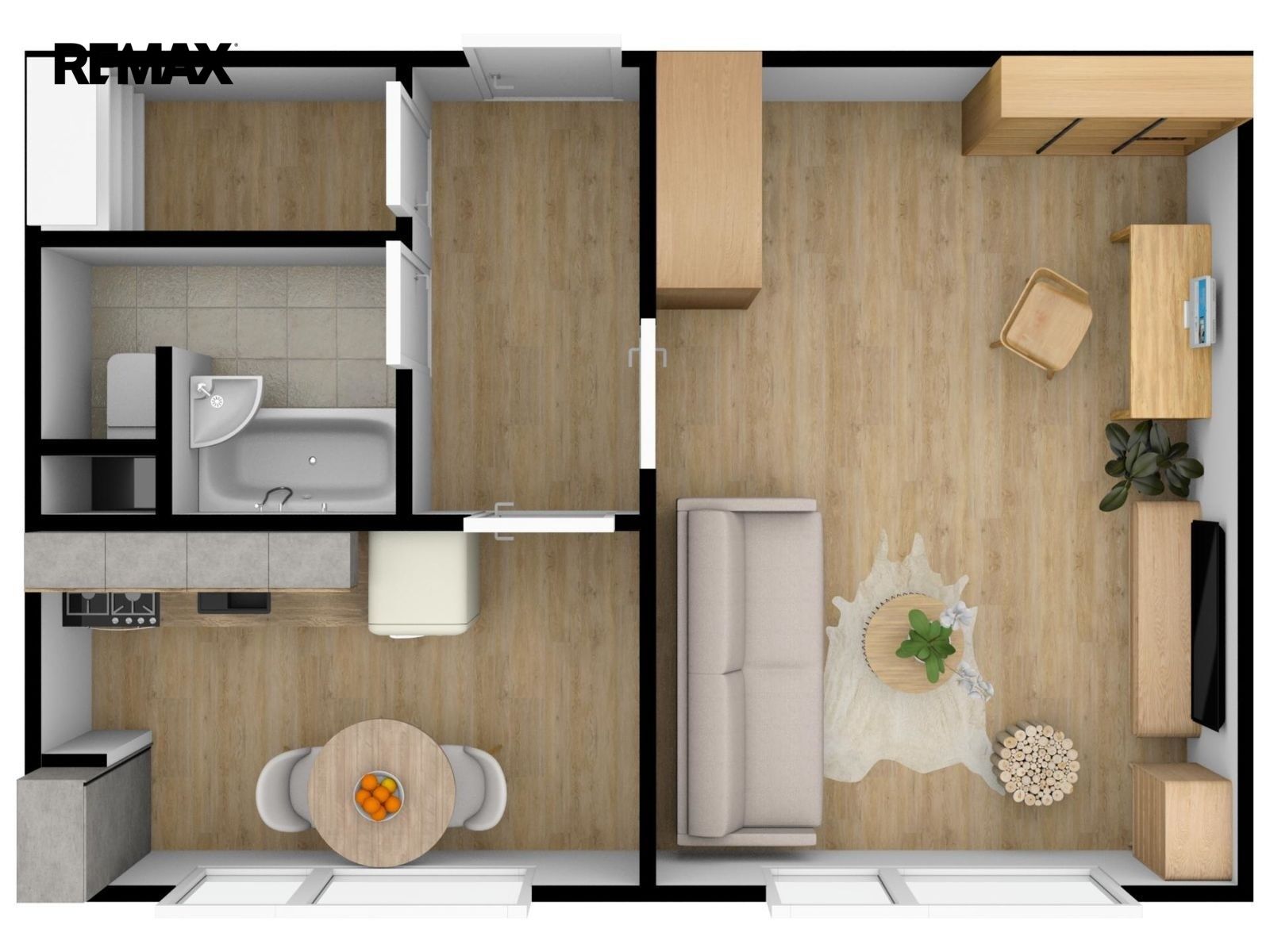 Byt 1+1 · 33 m² · Příkopy 1183, Náchod - 3