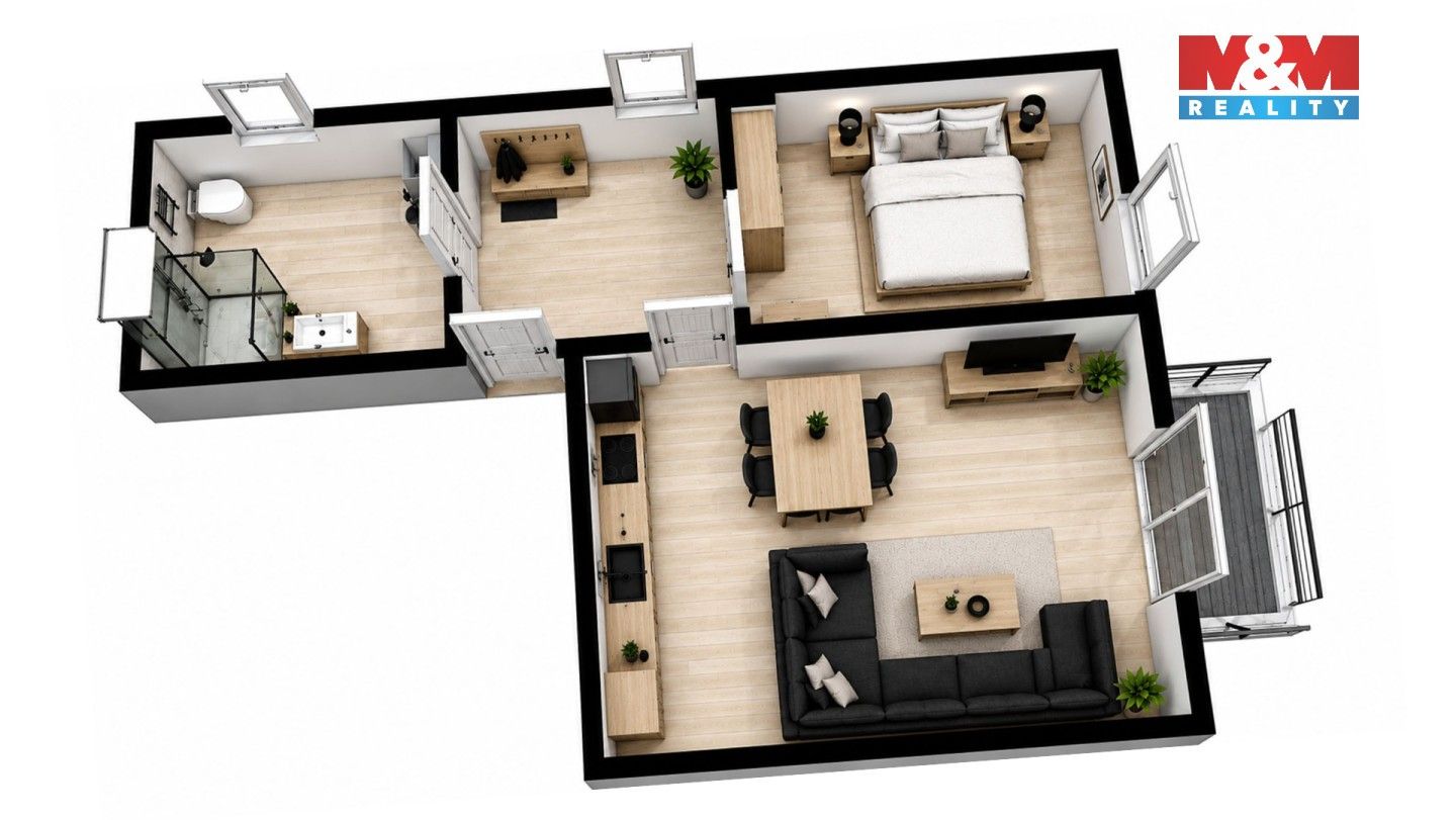 Prodej byt 2+kk - Chotěbořská, Golčův Jeníkov, 50 m² - 5