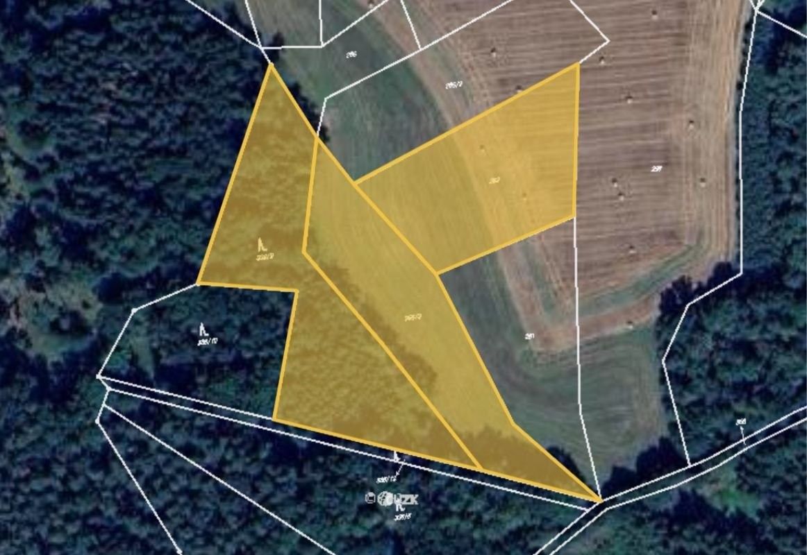 Lesy, Hrazany, 7 381 m²