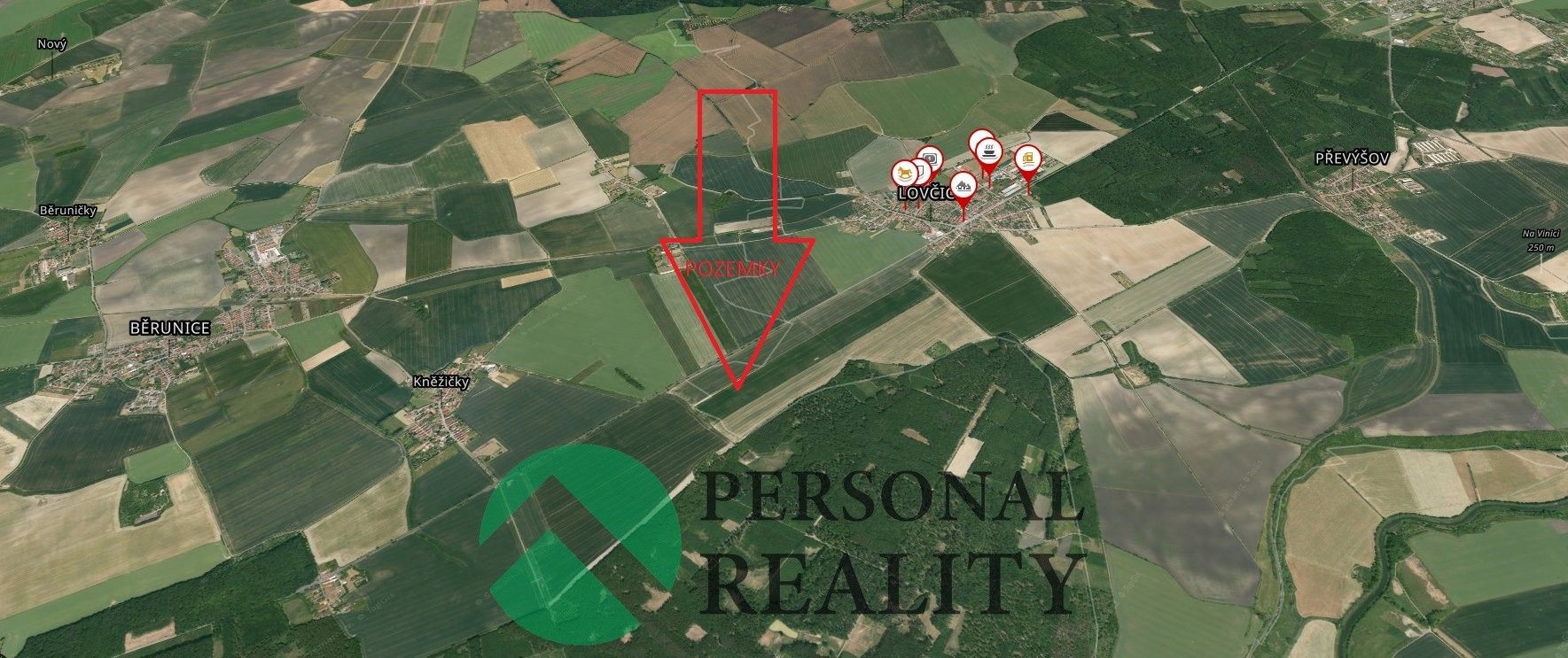 Prodej zemědělský pozemek - Lovčice