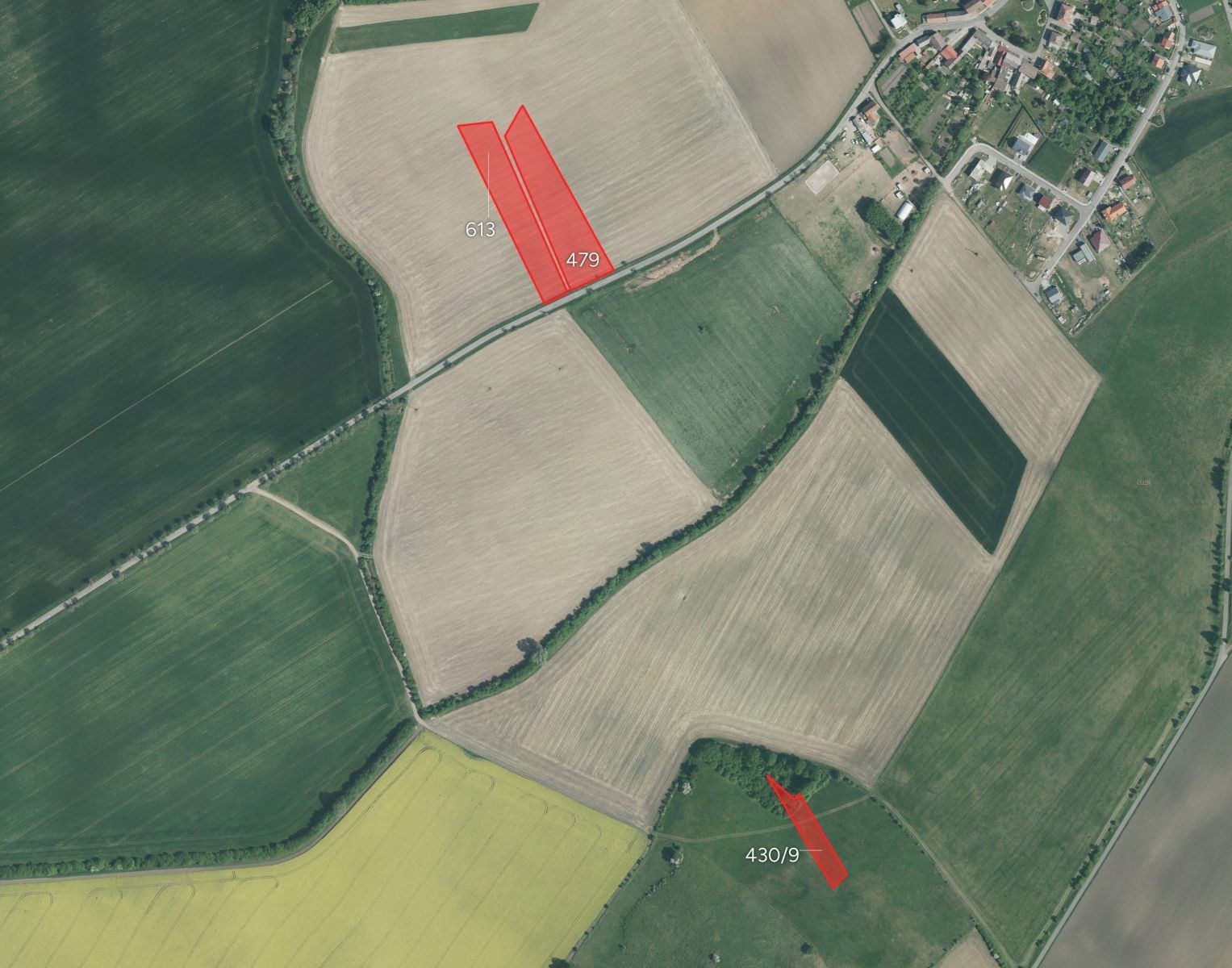 Zemědělské pozemky, Pacetluky