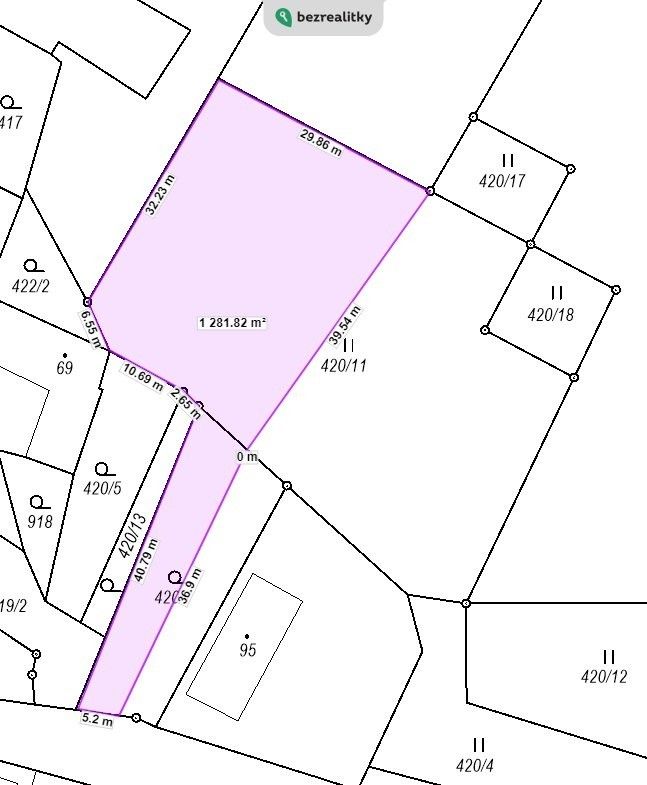 Prodej pozemek pro bydlení - Střemošice