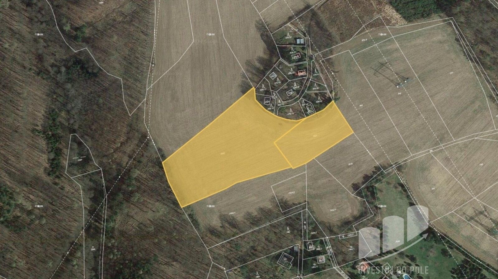 Prodej zemědělský pozemek - Vysoká Lhota, Čerčany, 18 442 m²