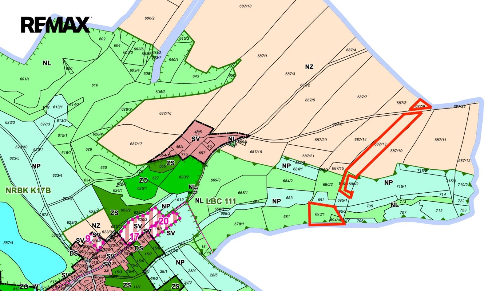 Zemědělský pozemek · 9 471 m² · Lhotka - 4