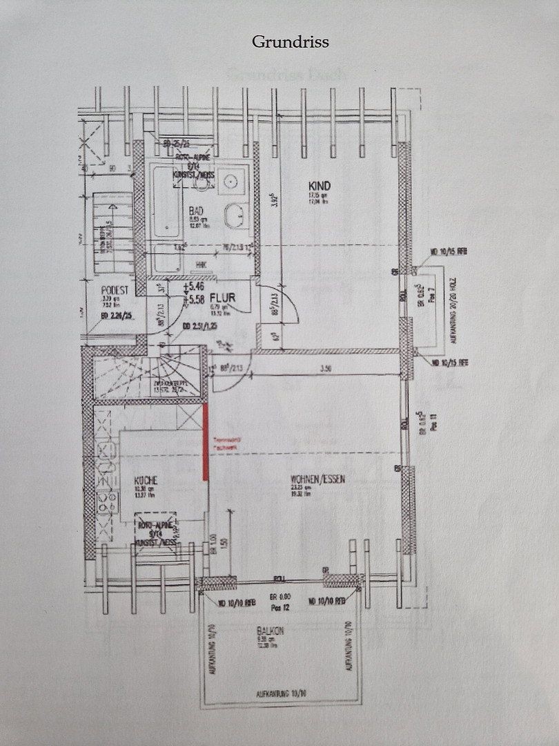 3+kk, , Bádensko-Württembersko, 70 m² - 2