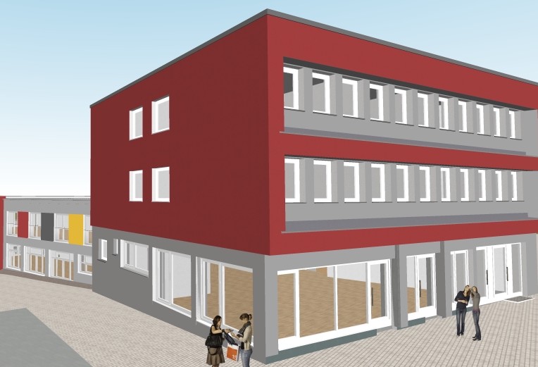 Kanceláře, Oswaldstr. 4 Hamm Bockum-Hövel Nordrhein-Westfalen 59075, 450 m² - 2