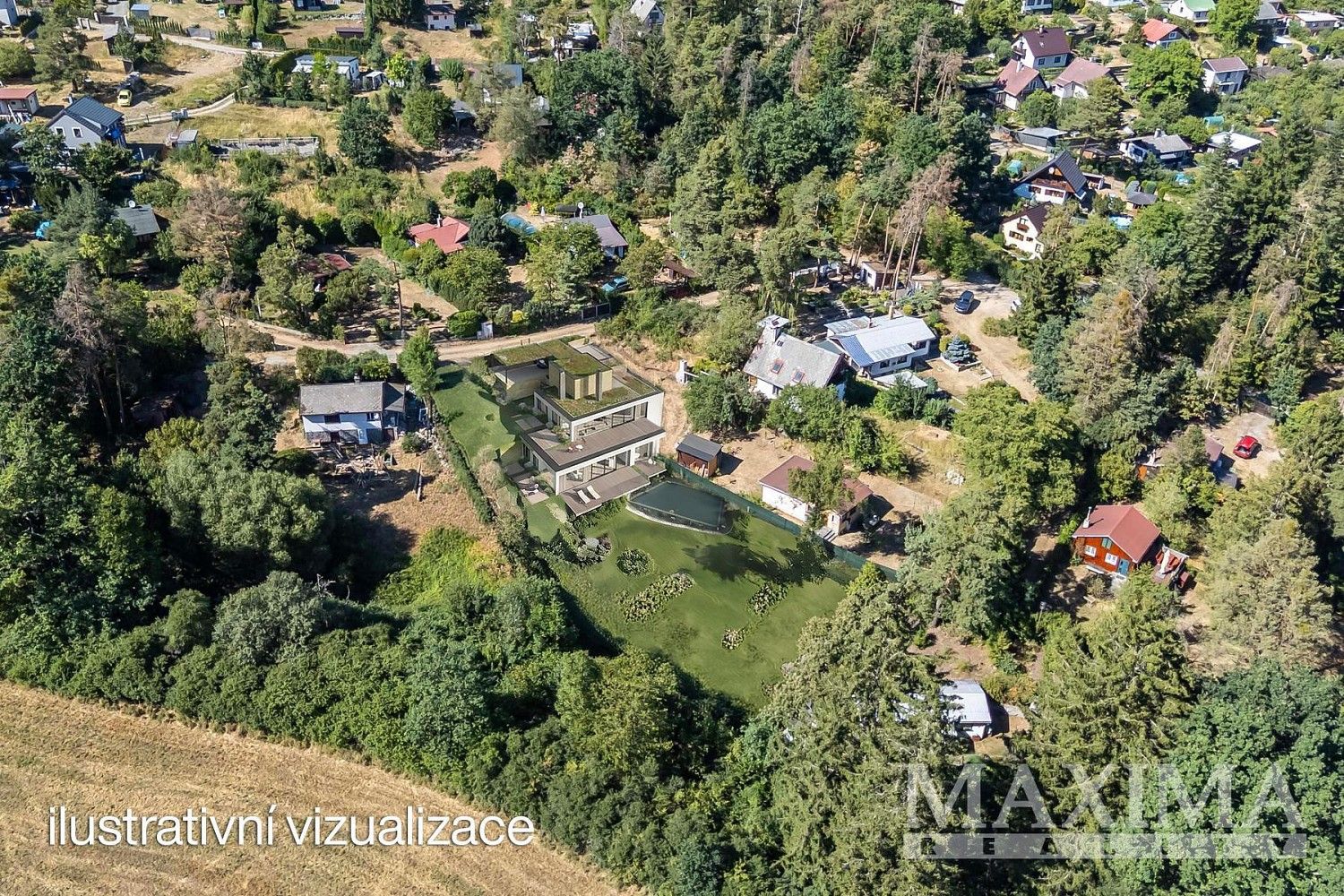 Pozemky pro bydlení, Kamýk nad Vltavou, okres Příbram, Středočeský kraj - 2