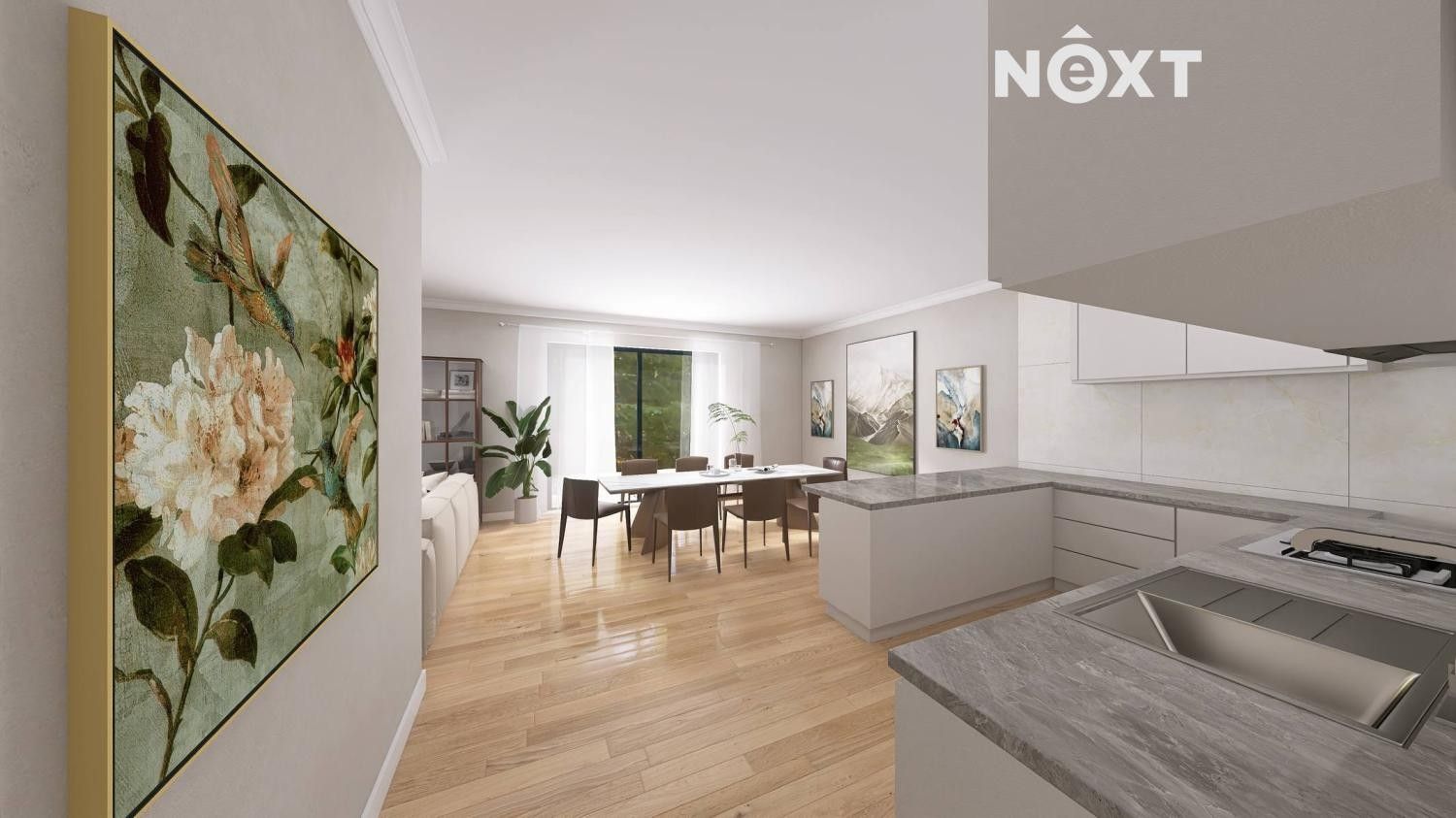 3+kk, Tuhaň, 95 m²