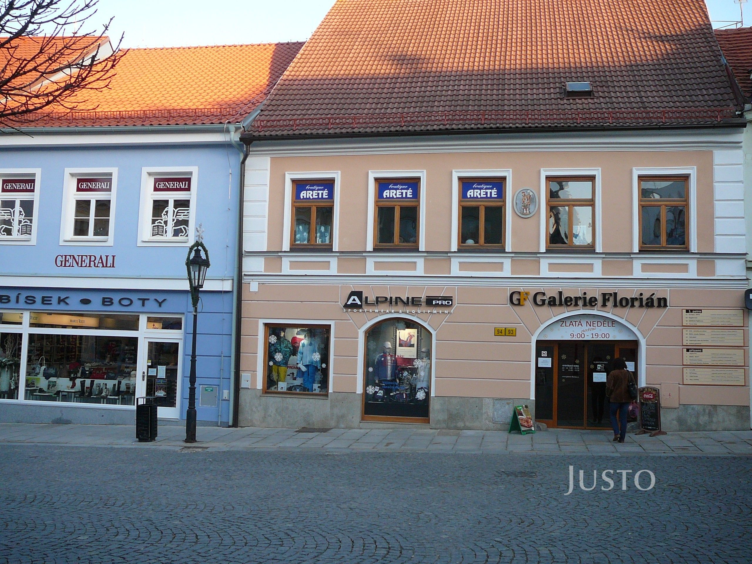 Obchodní prostory, Havlíčkovo nám., Písek, 75 m²