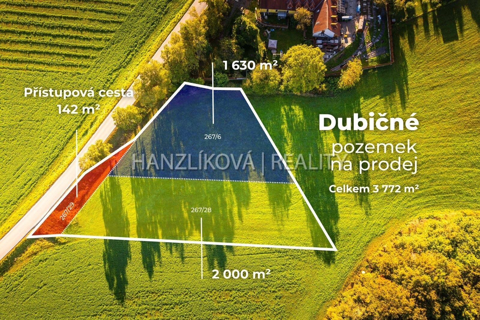 Prodej pozemek pro bydlení - Dubičné, 1 m²