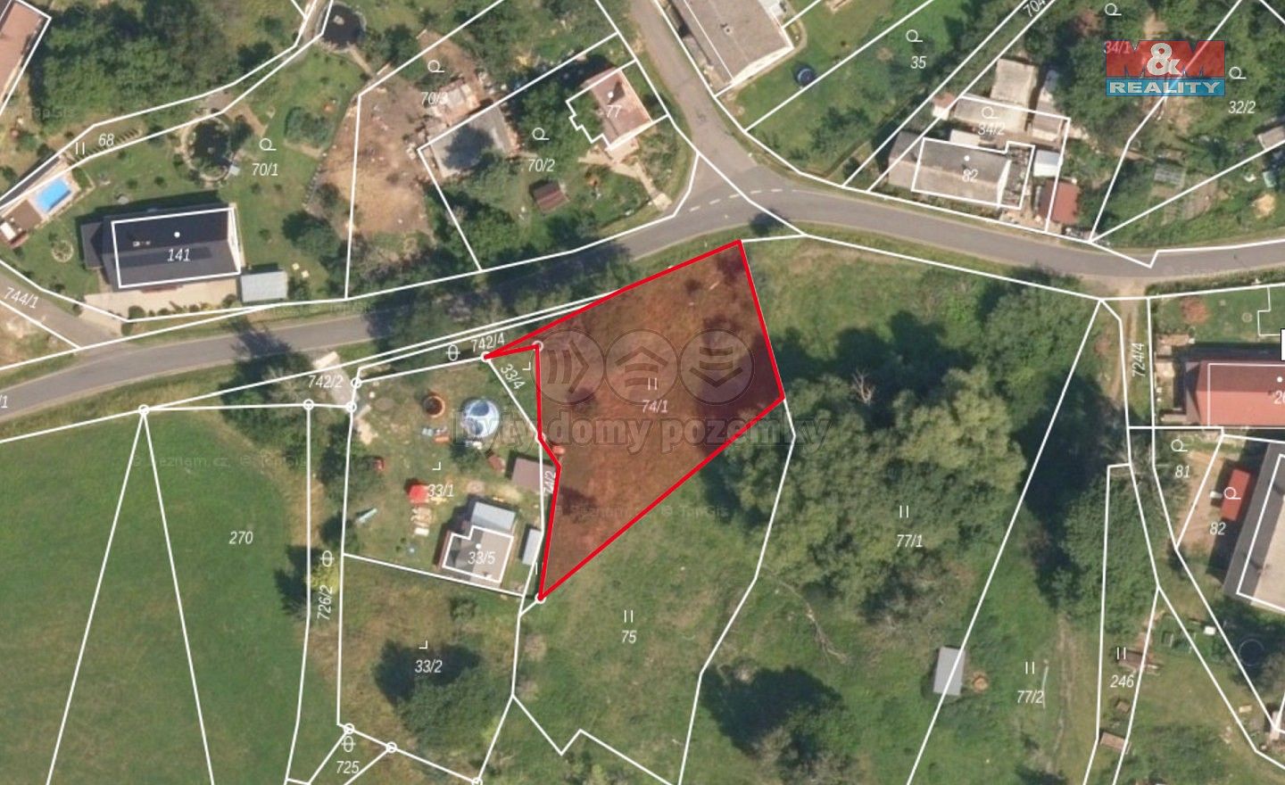 Louka, 1 051 m²