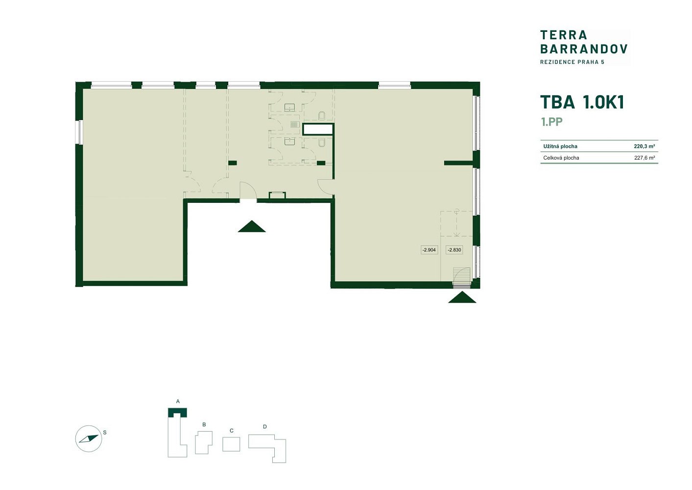 Obchodní prostory, Silurská, Praha 5 - Hlubočepy, 228 m² - 2