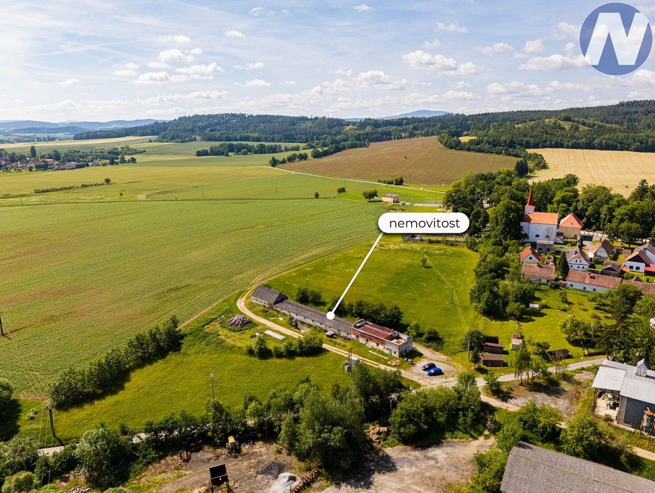 Sklady, Dub, okres Prachatice, Jihočeský kraj, 626 m² - 2