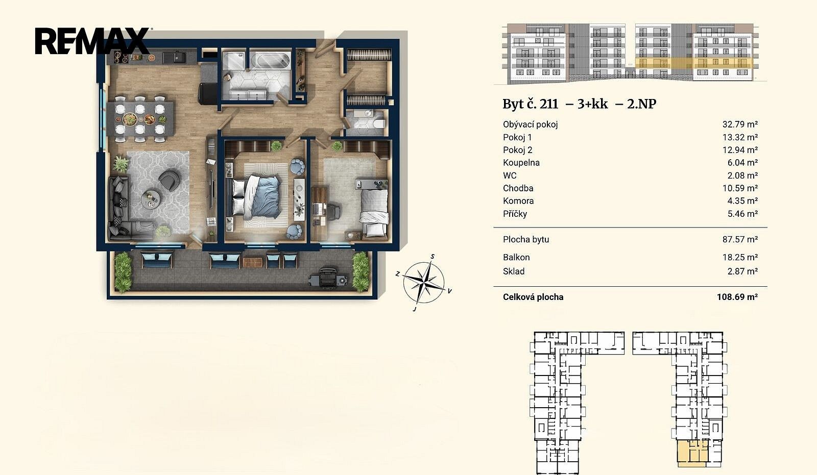 Byt 3+kk · 87 m² · Plzeň - Severní Předměstí, okres Plzeň-město, Plzeňský kraj - 4