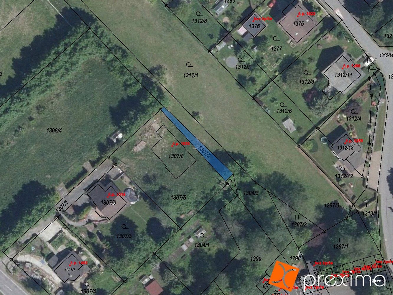 Pozemek pro bydlení, 8 m²