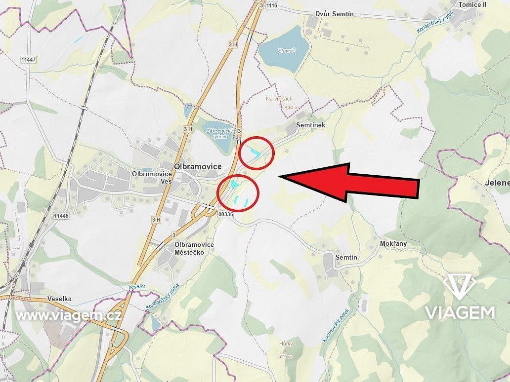 Prodej zahrada - Olbramovice, okres Benešov, Středočeský kraj - 1