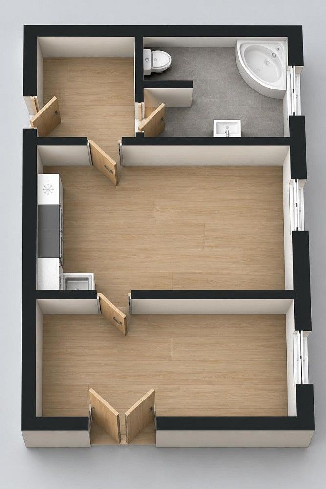 2+kk, Náchod, Královéhradecký kraj, 46 m² - 2